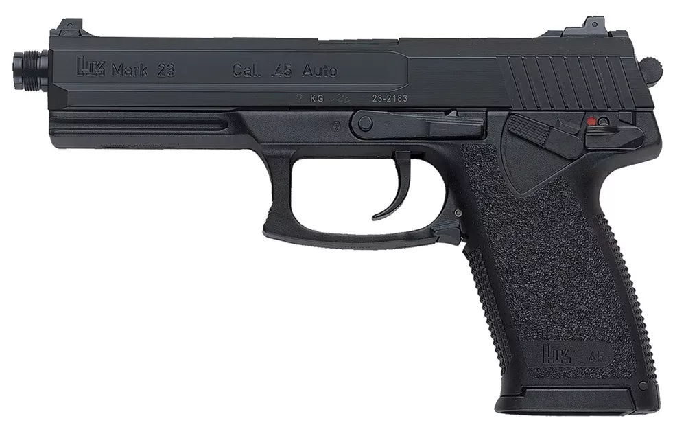 HKMark 2345 ACP Caliber, 5.87", 10+1, Black Finish
