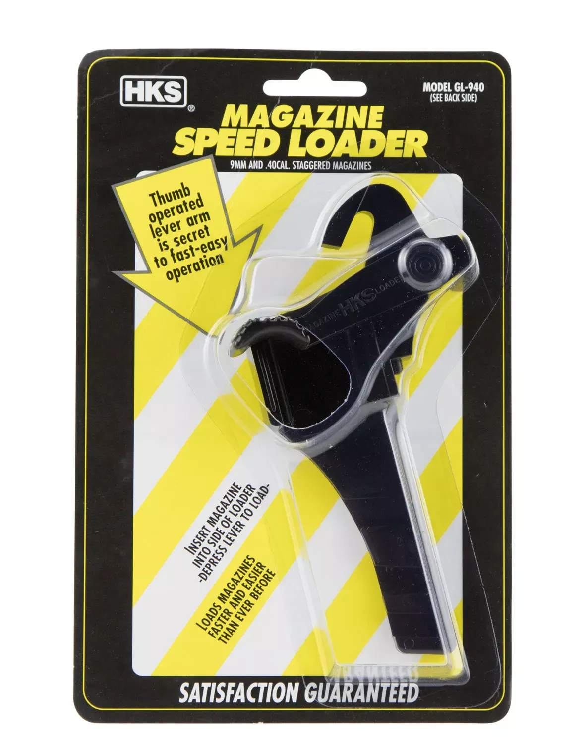 HKSDouble Stack Mag Loader with Black Finish for 40 S&W Pistols