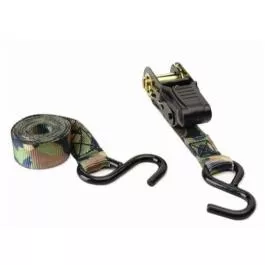 HME Camouflage Ratchet Tie Down Straps - 4 Pack