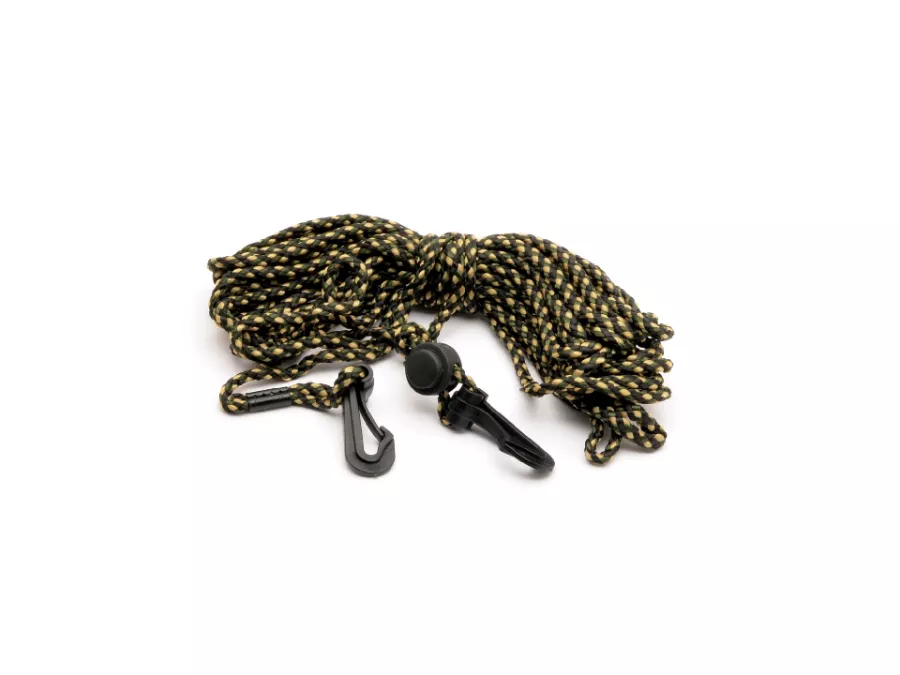 HME Hoist Rope 25' with Hooks, Black