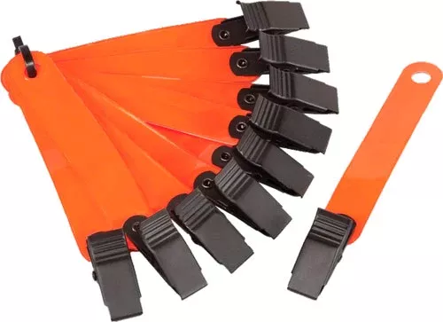 HME Trail Markers – Reflective Orange | Length 3″ | 10 Markers Per Pack