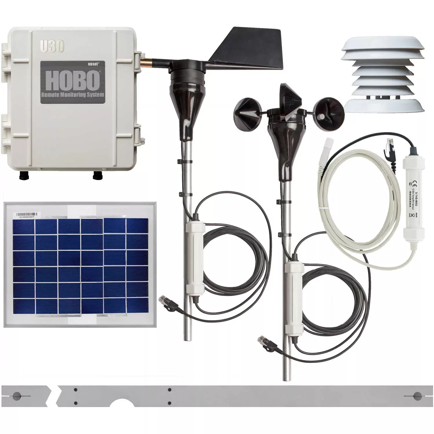 Hobo | U30 Weather Station Starter Kit | 10-Sensor Data Logger Capacity