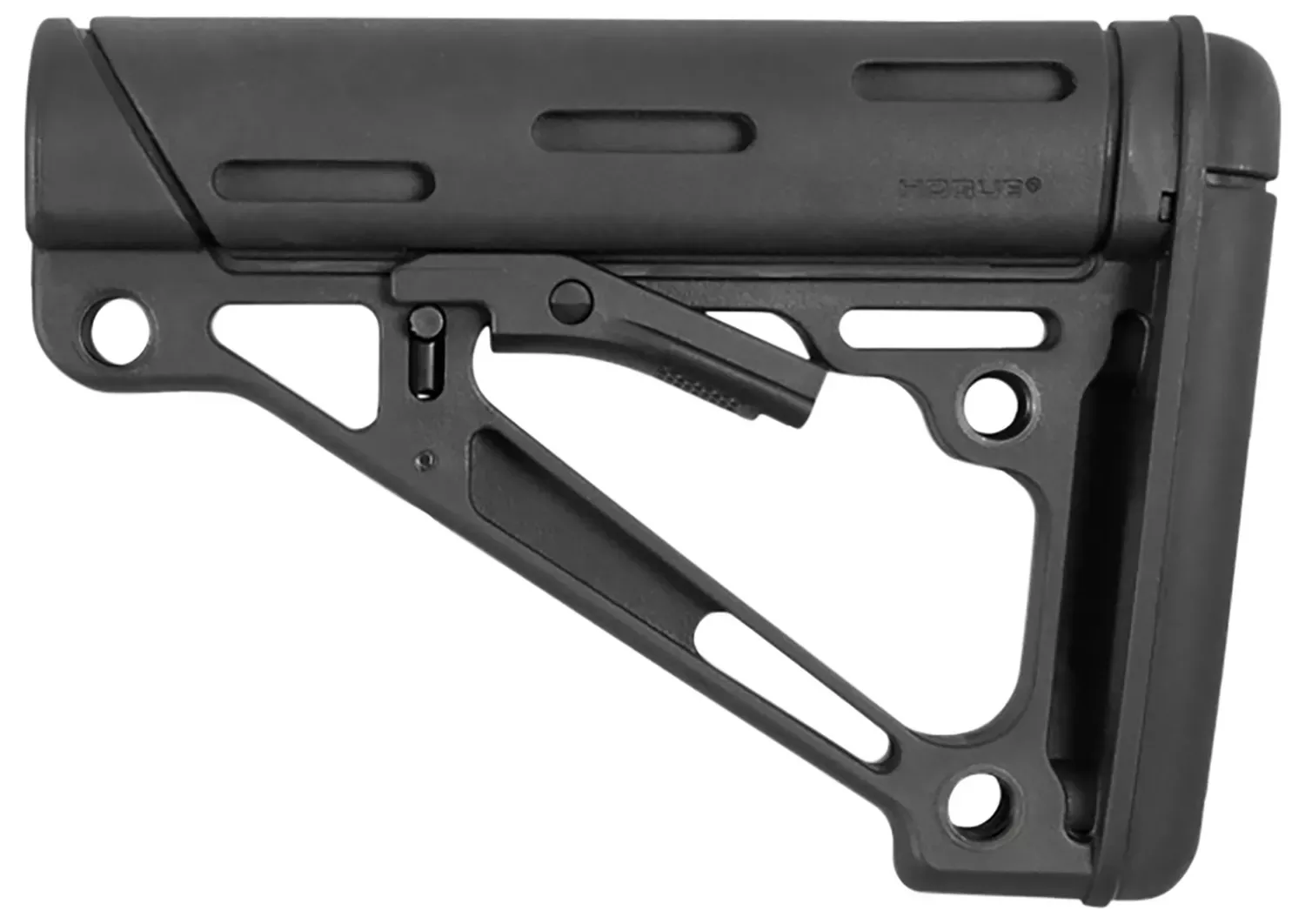 Hogue AR-15/M-16 OverMolded Collapsible Buttstock for Mil-Spec