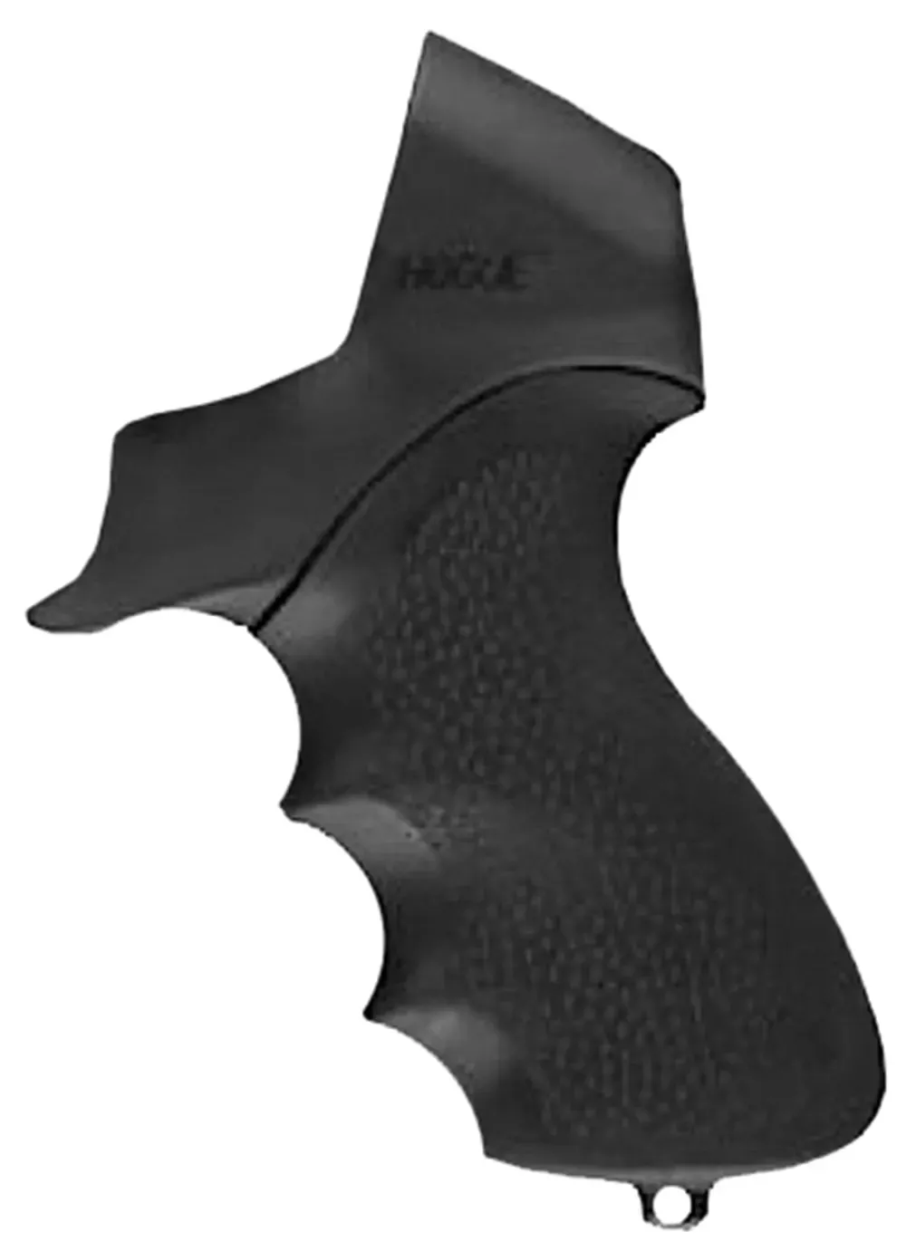 Hogue OverMolded Tamer Black Rubber Pistol Grip