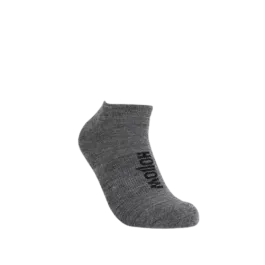 Hollow Socks Alpaca No-Show Socks - Grey - L