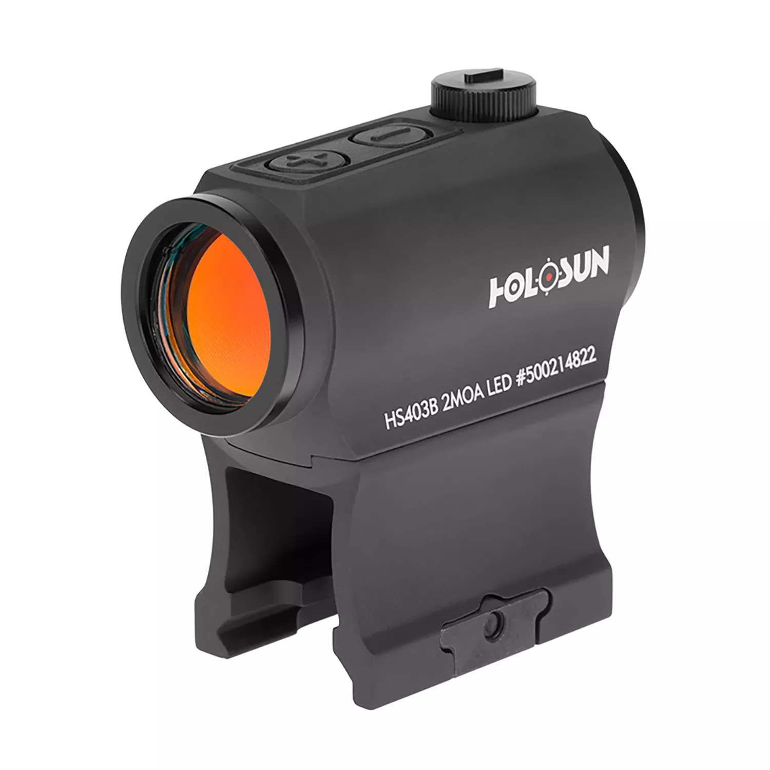 Holosun HS403B Black Anodized 1 x 20mm 2 MOA Red Dot Reticle