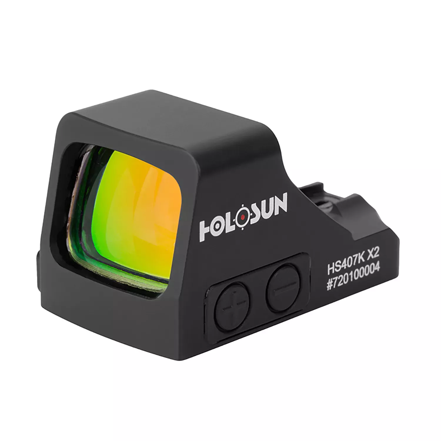 Holosun HS407K X2 Black Anodized 0.58 x 0.77 6 MOA Red Dot Reticle