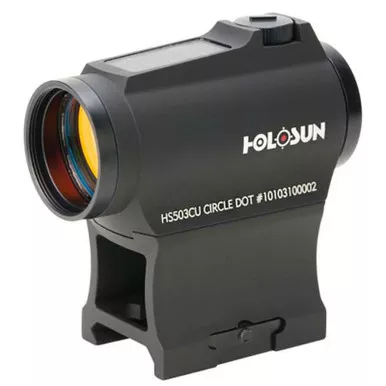 Holosun HS503CU Paralow Red Dot Sight 1x 20mm 65 MOA Circle with 2 MOA Dot Picatinny