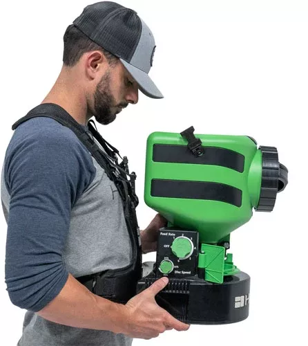Hooyman 24v Electric Spreader - W/harness/battery/charger