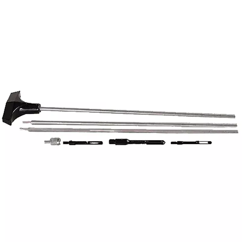 Hoppe's Bench Rest 3 Pc Cleaning Rod Stainless Steel Multi-Caliber W/Adapter