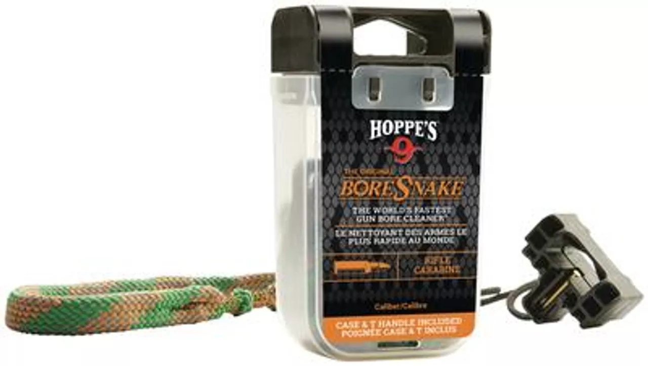 Hoppe’s BoreSnake Den With Case And T-Handle .17 HMR Rifle #24010D