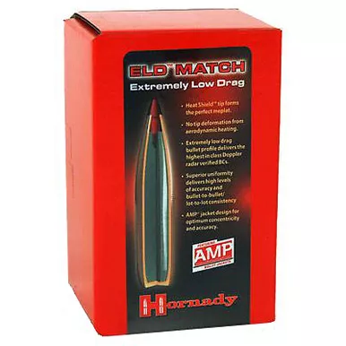 HORNADY 28403 7MM .284 162 GR ELD MATCH 100 CT.