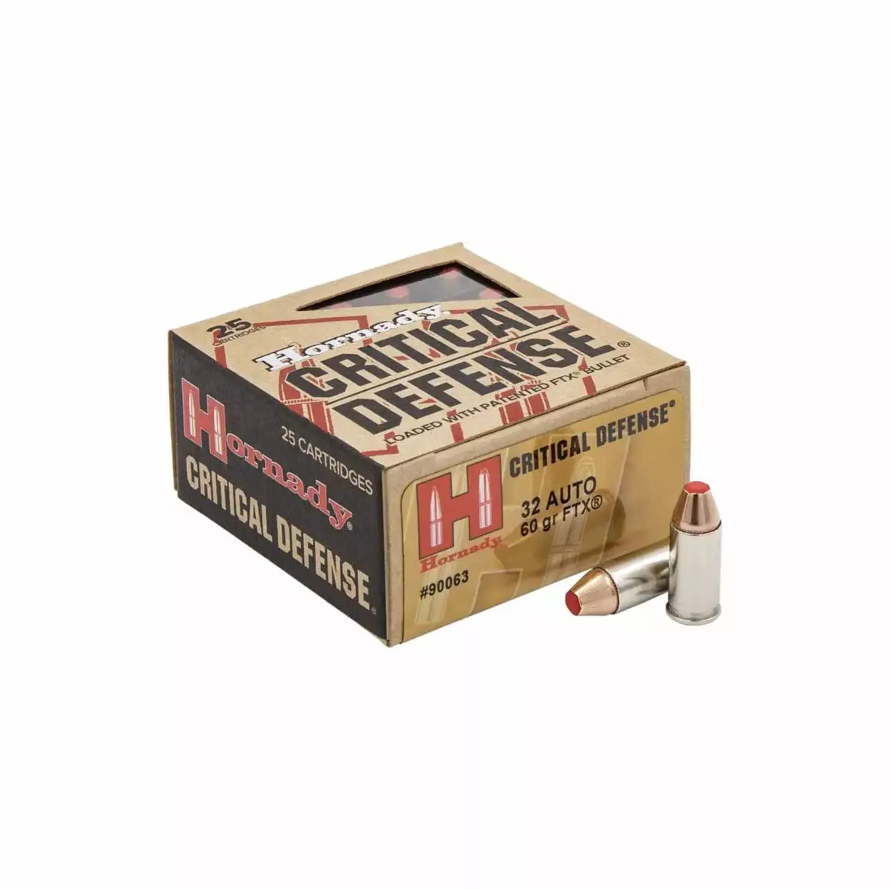 Hornady 32ACP Critical Defense 60gr 25rd - Box