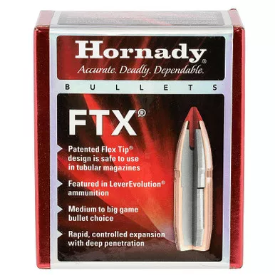 HORNADY 3502 35 CAL .355 165 GR FTX TIP (350 LEGEND) 100 CT.