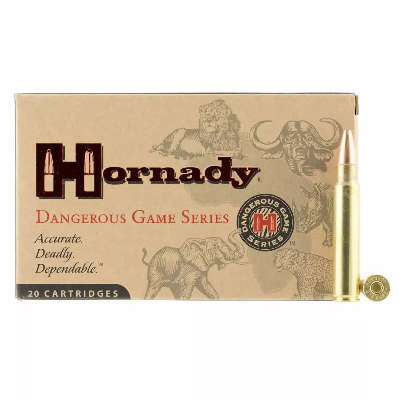 Hornady 375 Ruger 300gr Dangerous Game 20rd