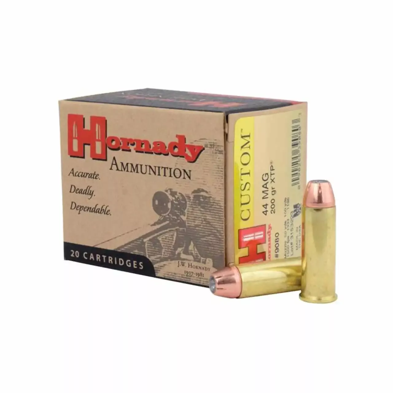 Hornady 44mag 200gr XTP HP 20rd - Box