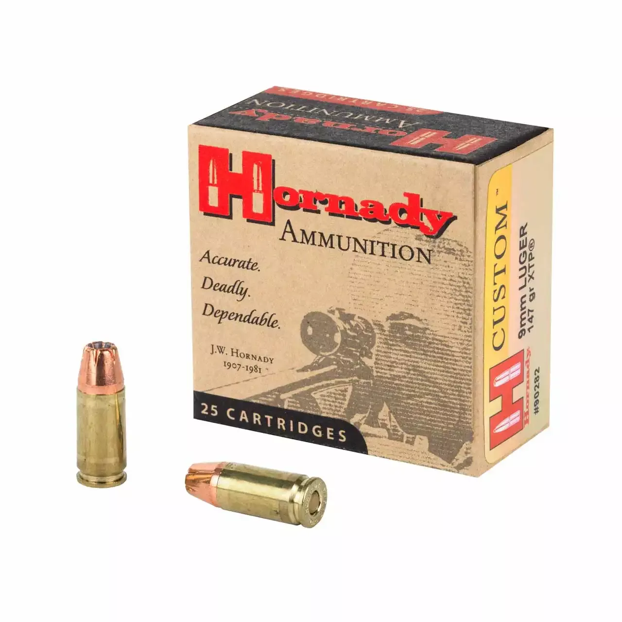 Hornady 9mm 147gr XTP HP 25rd - Box