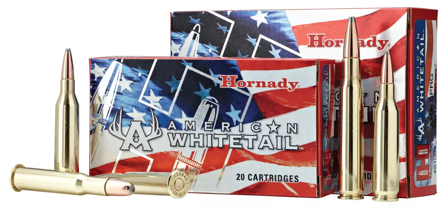 Hornady American Whitetail 30-06 Springfield 180 Gr. InterLock Spire Point 20/Box