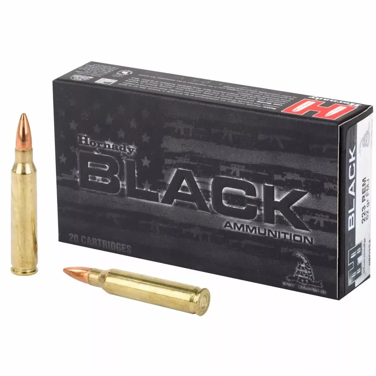 Hornady Black 223rem 62gr FMJ 20rd