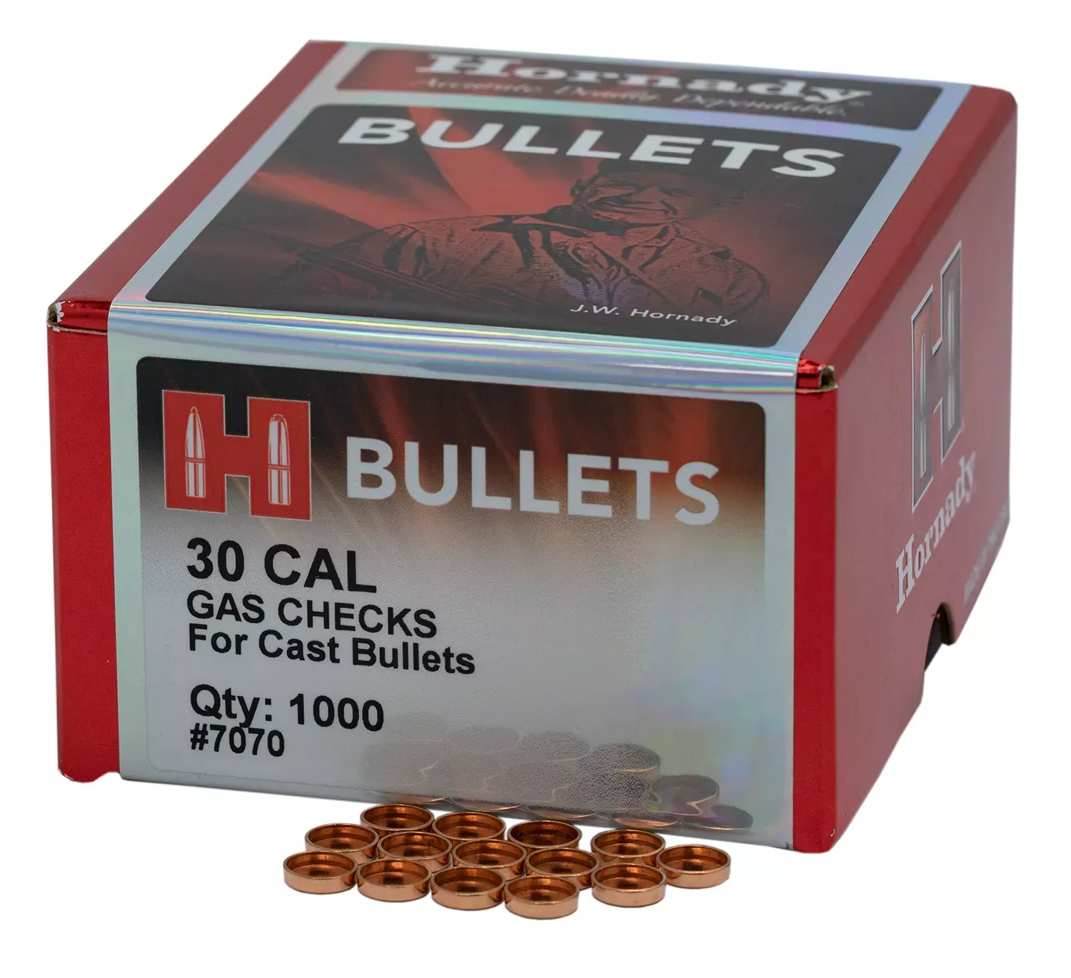 Hornady Crimp-On Gas Checks 30 Cal 1000/Box
