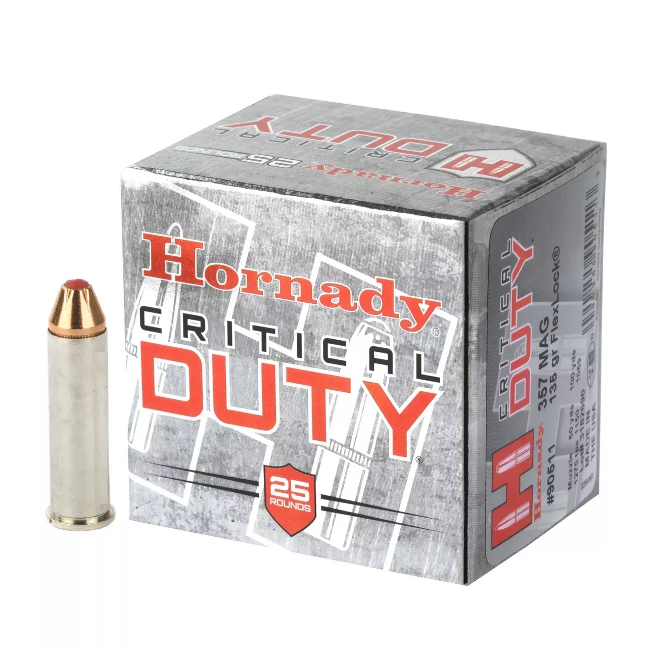 Hornady Critical Duty 357 Mag. 135 Gr. FlexLock 25/Box
