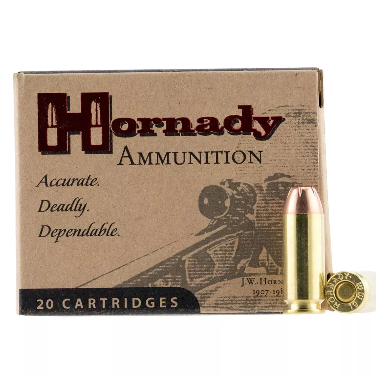 Hornady Custom 10mm Auto 155 gr Hornady XTP Hollow Point (XTPHP) 20/Box