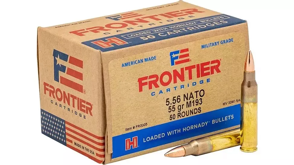 Hornady Frontier 5.56 Nato 55 Gr. FMJ 50/Box