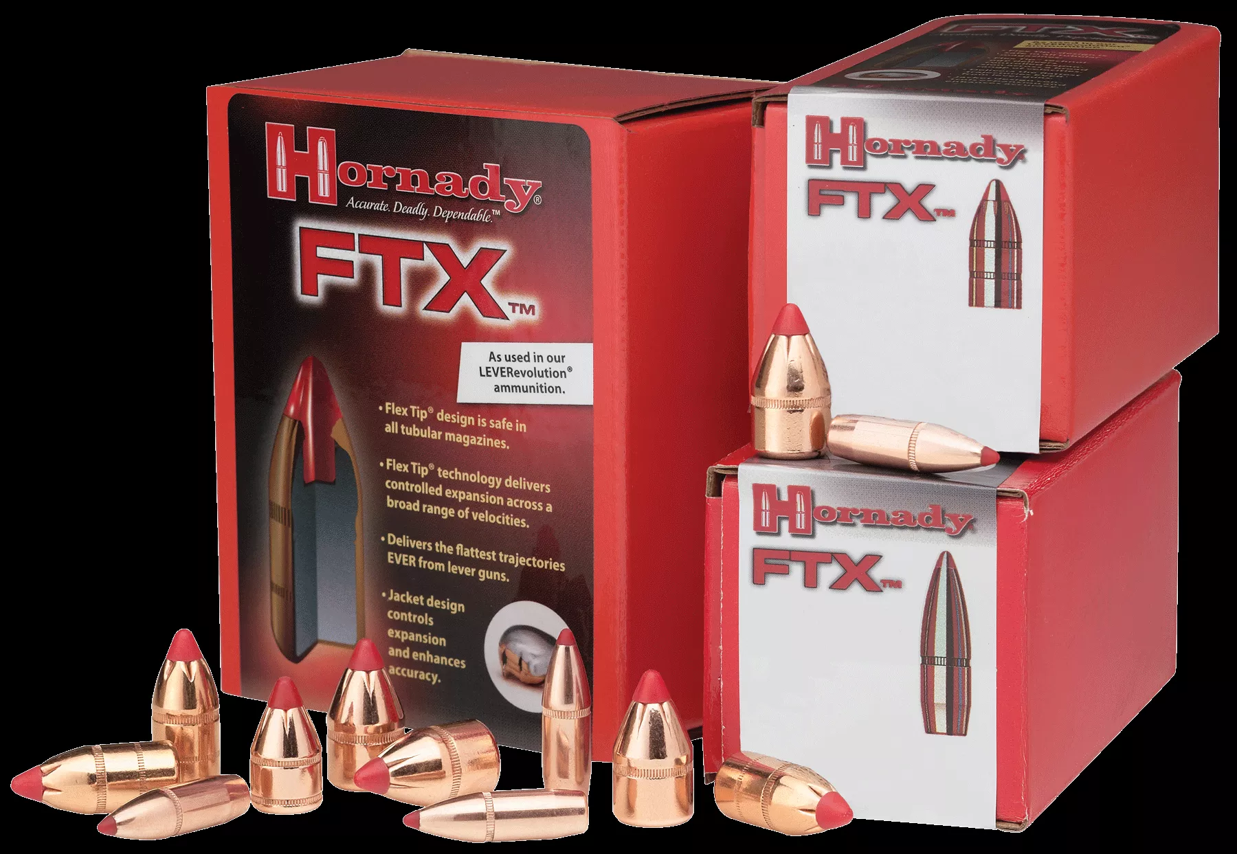 Hornady FTX 45 Cal 200 gr Flex Tip eXpanding 50 Rounds 45215