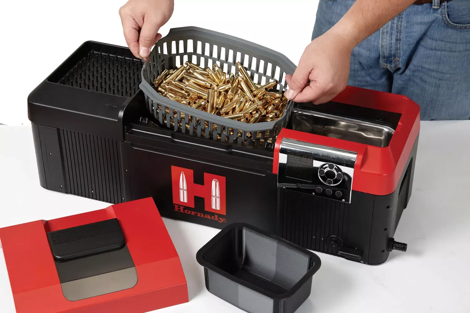 Hornady Lock-N-Load Hot Tub Sonic Cleaner Black/Red 9 Liters