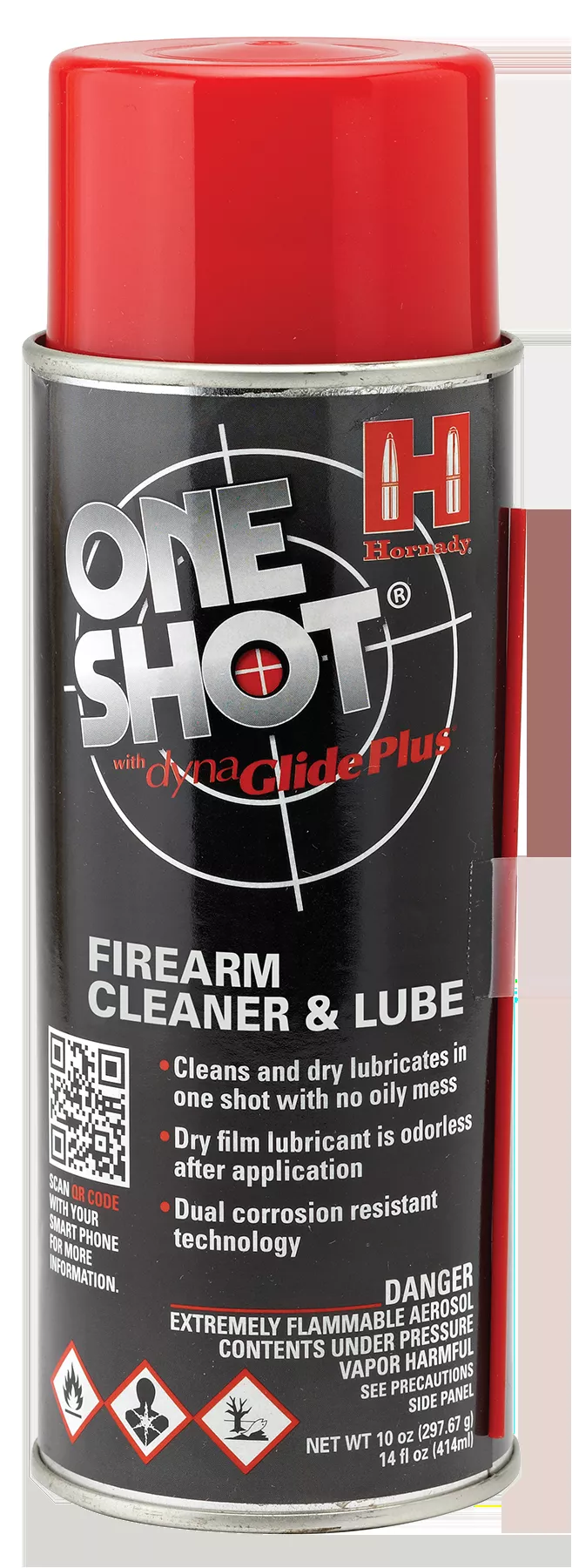 Hornady One Shot Gun Cleaner and Lube Aerosol 10 oz.