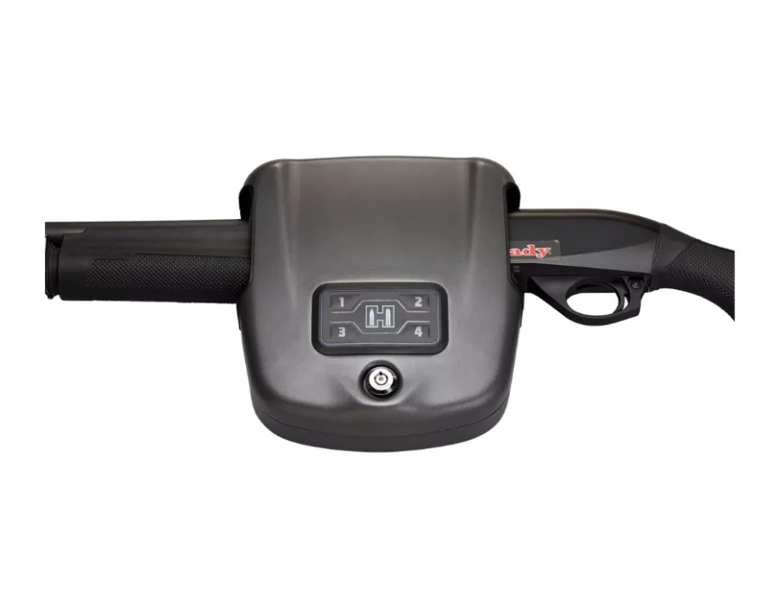 Hornady Rapid Safe Shotgun Wall Lock RFID Access Code Key Entry Black Steel