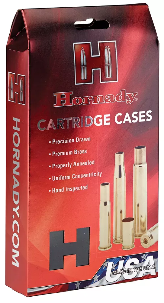 Hornady Unprimed Cartridge Cases 500 S&W Mag Brass 50 Cases Per Box