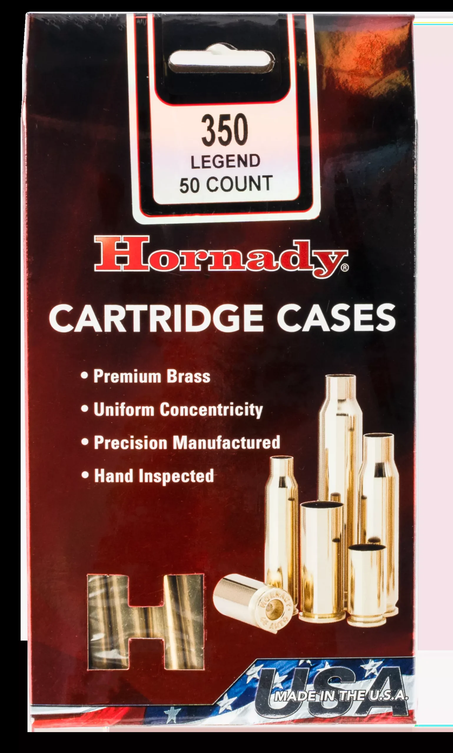 Hornady Unprimed Cases Cartridge 350 Legend Rifle Brass
