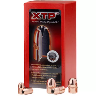 Hornady XTP Jacketed Pistol Bullets .312 Diameter 60 Grain Hollow Point, 32010