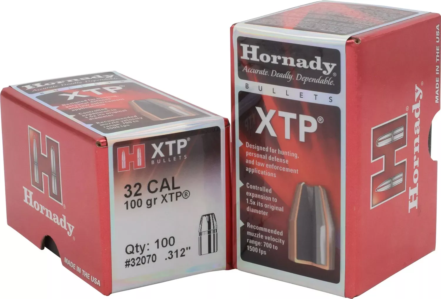 Hornady XTP32 Cal .312 100 gr Hollow Point (HP) 100 Per Box