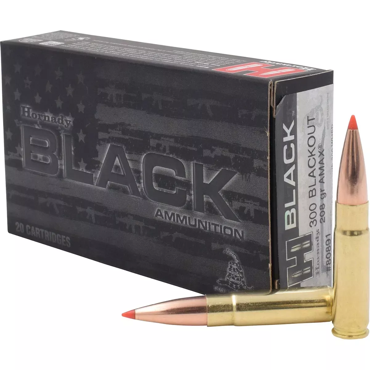HornadyBlack Target 300 Blackout 208 gr Hornady A-Max (AMX) 20/Box