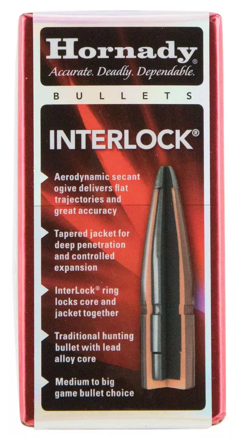 HornadyInterLock 405 Caliber .411 300 GR Spire Point 50 Box