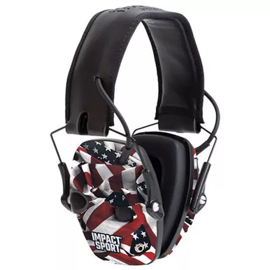Howard Leight H/L IMPACT SPORT MUFF ONE NATION FLG