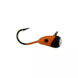 HT Enterprises Marmooska Ice Jig - #10 - Black/Orange - Full Card