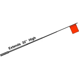 HT Enterprises Telescopic Tip-up Flag