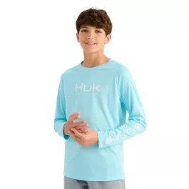 HUK Kids' Pursuit Performance Crew - Caicos - S