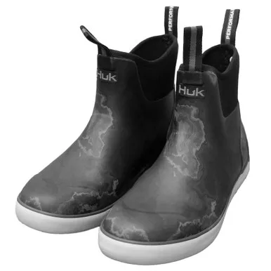 HUK Men Brackish Rock Rogue Wave Black Boots (H8021033-001)