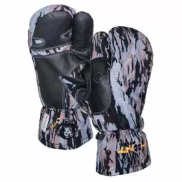 Hunt Monkey Wildcat Dry-Tec Flip Finger Mitten - Hardwoods Camo - L