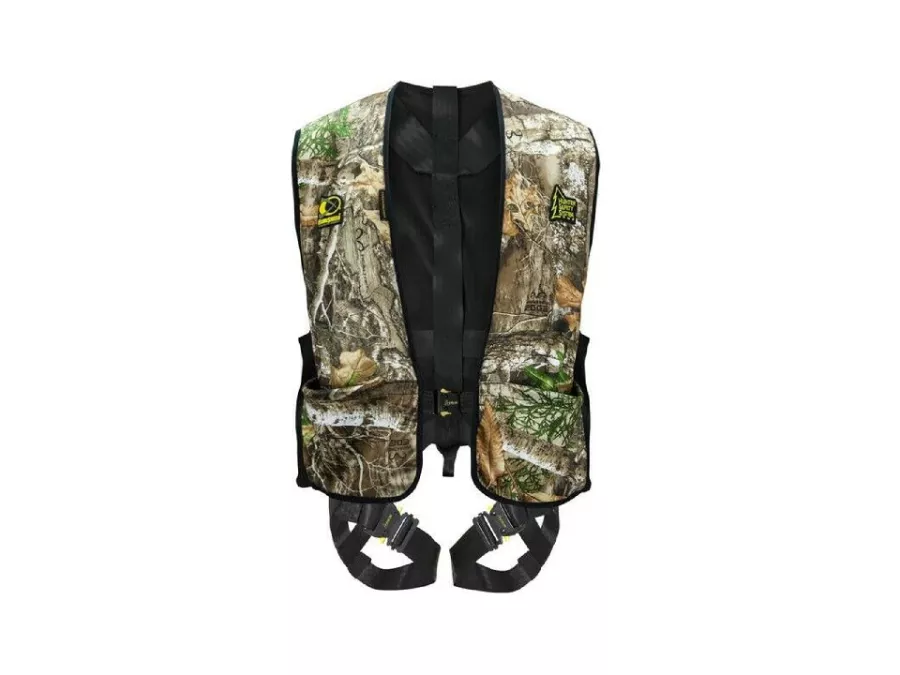 Hunter Safety System HSS Treestalker Harness with Elimishield Small/Medium, Realtree Xtra