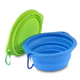 HydroDogz Bowls on the Go 2pk - Royal/Neon - Large