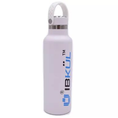 IBKUL Water Bottle | White