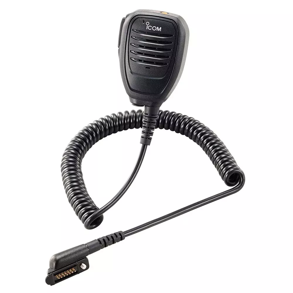 Icom HM-222H Waterproof Speaker Mic w/3.5mm Accessory Jack14-Pin Connector [HM222H]