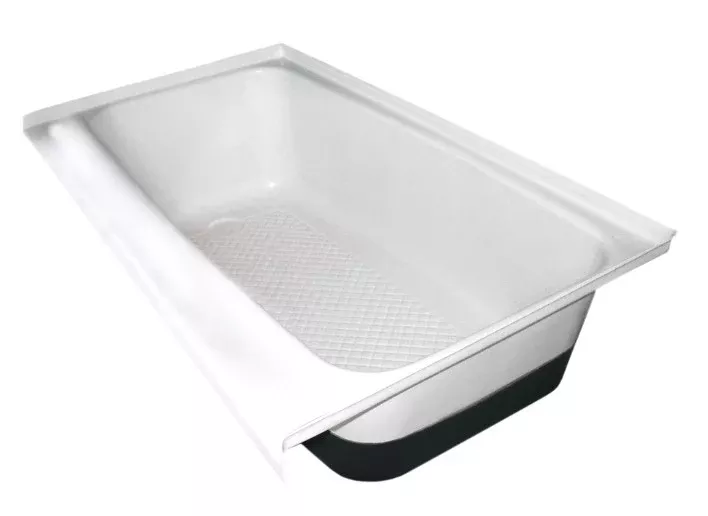 Icon RV Bath Tub Left Hand Drain, Polar White• 00482