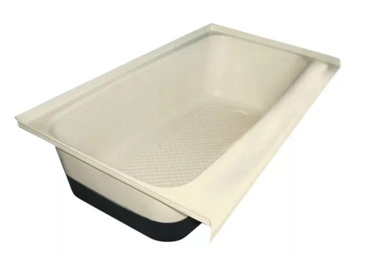 Icon RV Bath tub Right Hand Drain, Colonial White• 00483