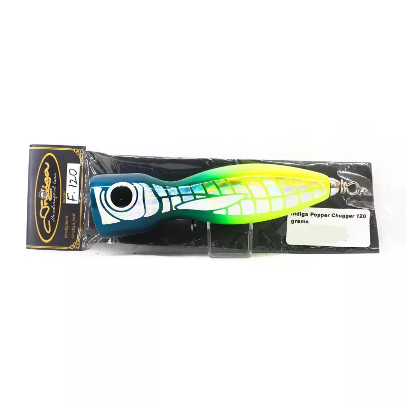 Indiga Popper Chugger 120 grams Blue Fusilier (2141)